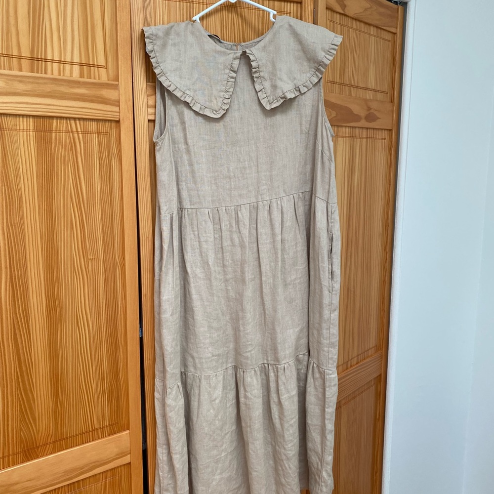Linen Fox Molly Beige Dress